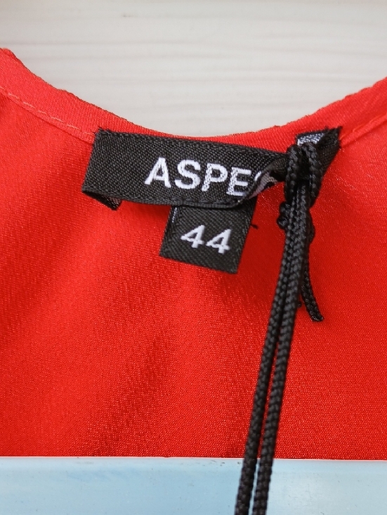 Aspesi Silk Vibrant Orange Sleeveless Drop-Waist Dress with Slits oN Each Side - Picture 3 of 4